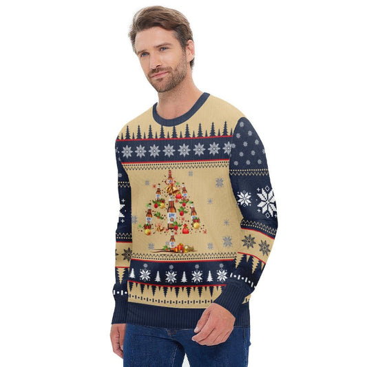 Miller Lite Christmas Tree Ugly Sweater - Flexiquor.com