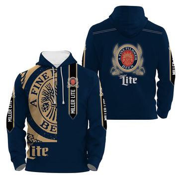 Miller Lite Classic Heritage Hoodie & Zip Hoodie - Flexiquor.com