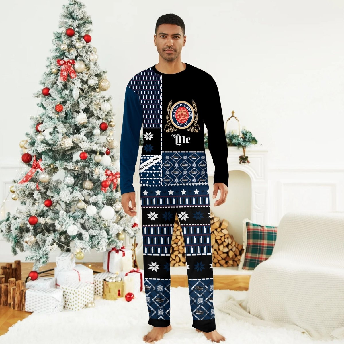 Miller Lite Family Pajamas Set - Flexiquor.com