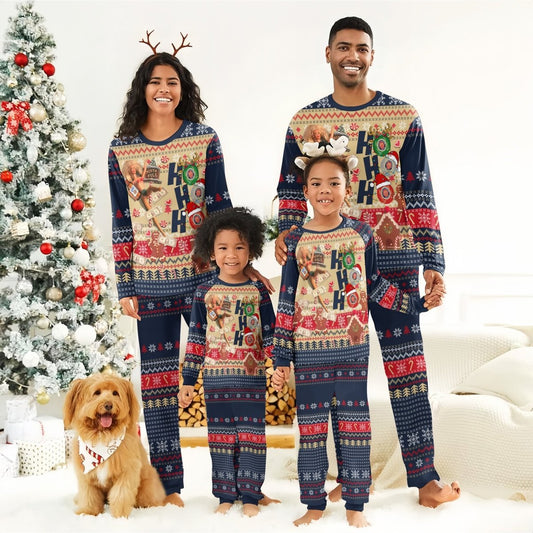 Miller Lite HoHoHo Family Pajamas Set - Flexiquor.com