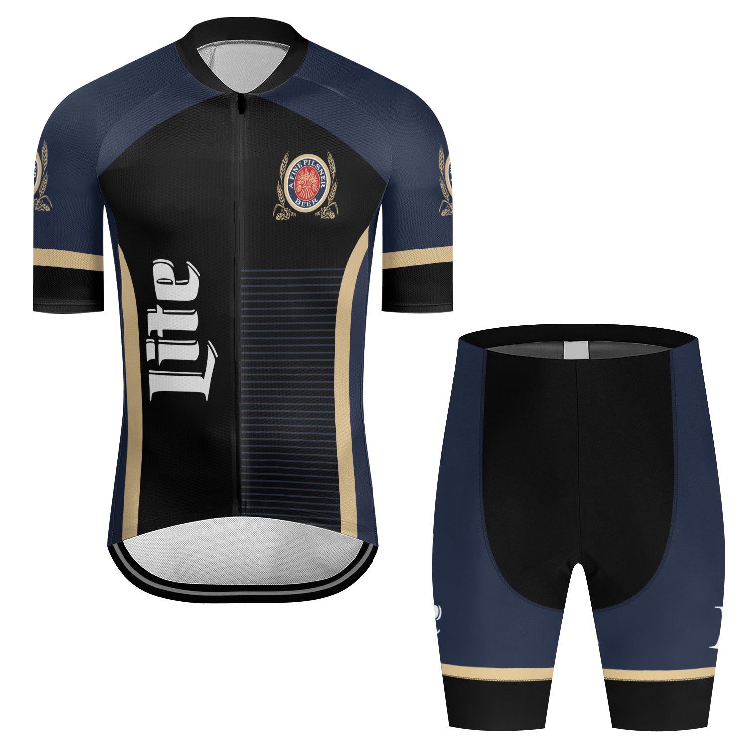 Miller Lite Made To Chill Men's Cycling Jersey Set - Flexiquor.com