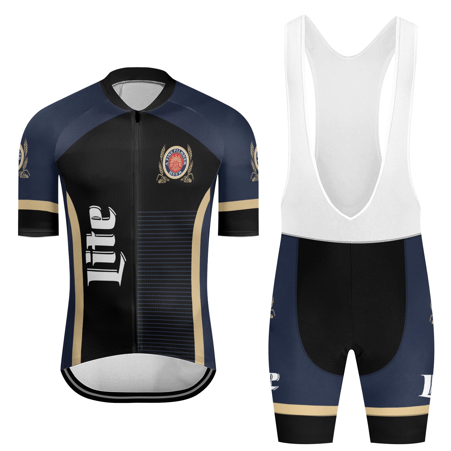 Miller Lite Made To Chill Men's Cycling Jersey Set - Flexiquor.com