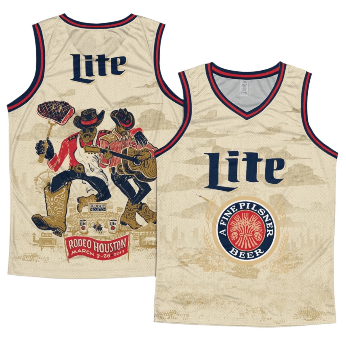 Miller Lite Rodeo Houston Men's Tank Top - Flexiquor.com