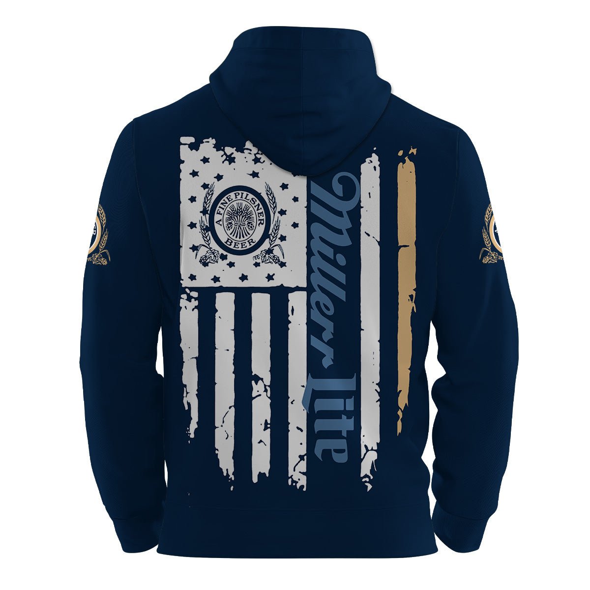 Miller Lite Skull Hoodie & Zip Hoodie - Flexiquor.com