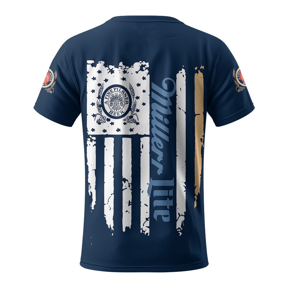 Miller Lite Skull T-Shirt - Flexiquor.com