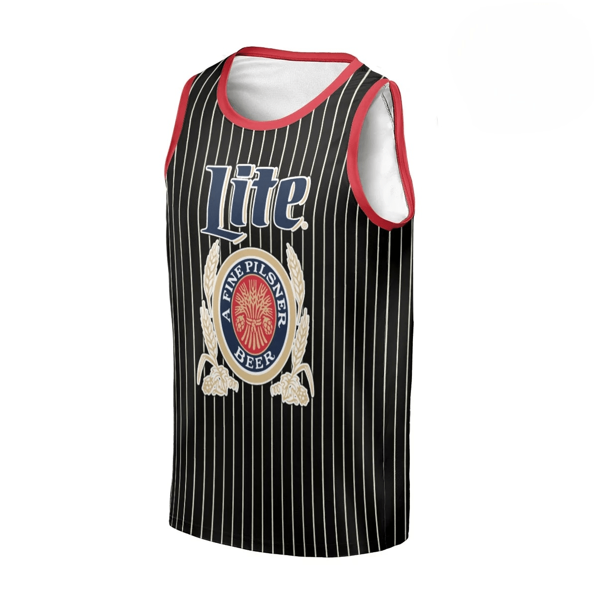 Miller Lite Striped Men's Tank Top - Flexiquor.com