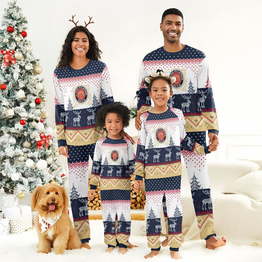 Miller Lite Winter Reindeer Family Pajamas Set - Flexiquor.com