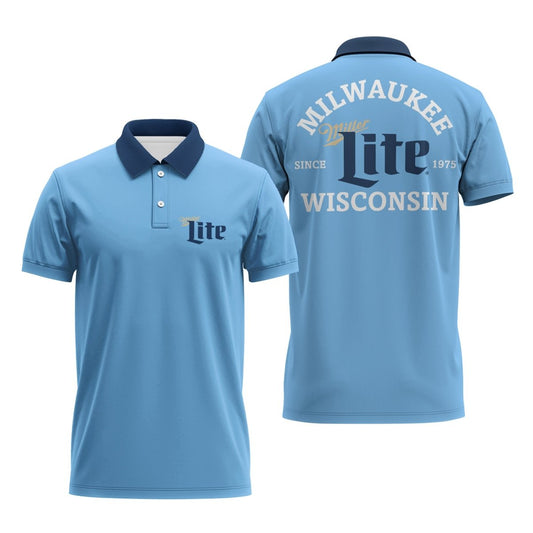 Milwaukee Miller Lite Polo Shirt - Flexiquor.com