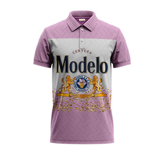 Modelo Series Pink Polo Shirt