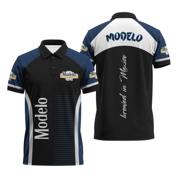 Modelo Brewed In Mexico Polo Shirt - Flexiquor.com