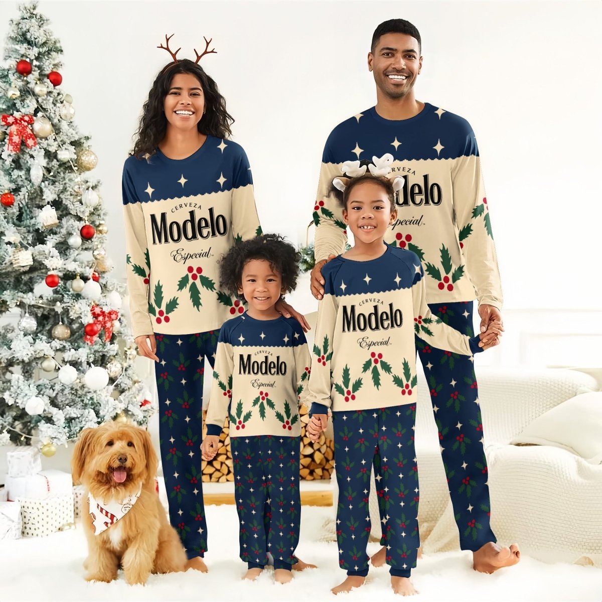 Modelo Christmas Cherry Family Pajamas Set - Flexiquor.com