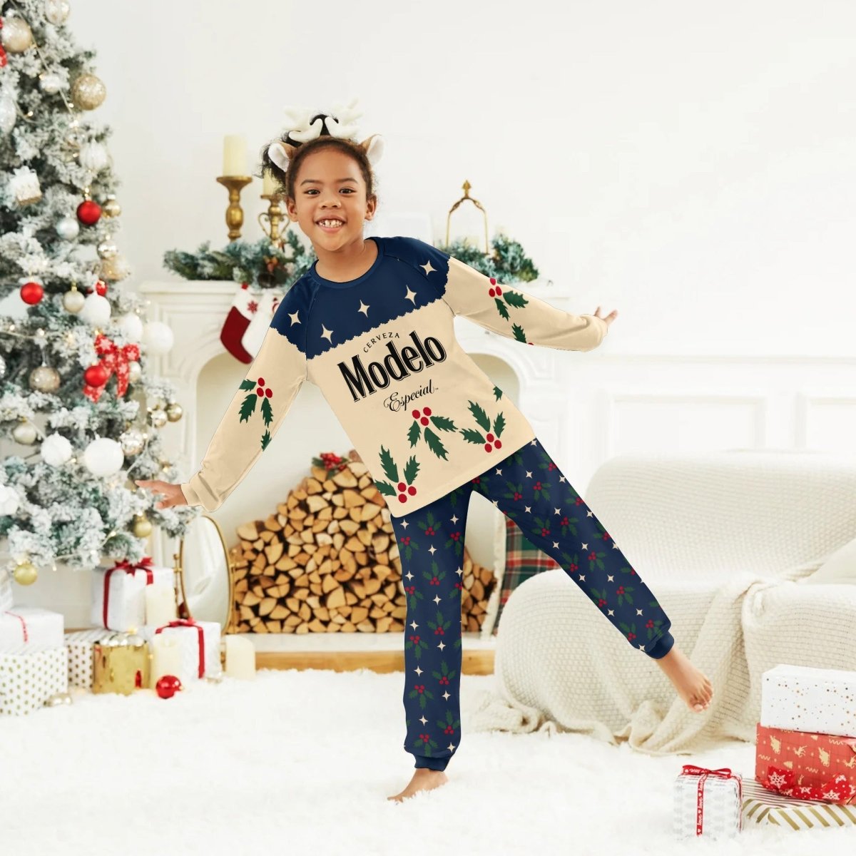 Modelo Christmas Cherry Family Pajamas Set - Flexiquor.com