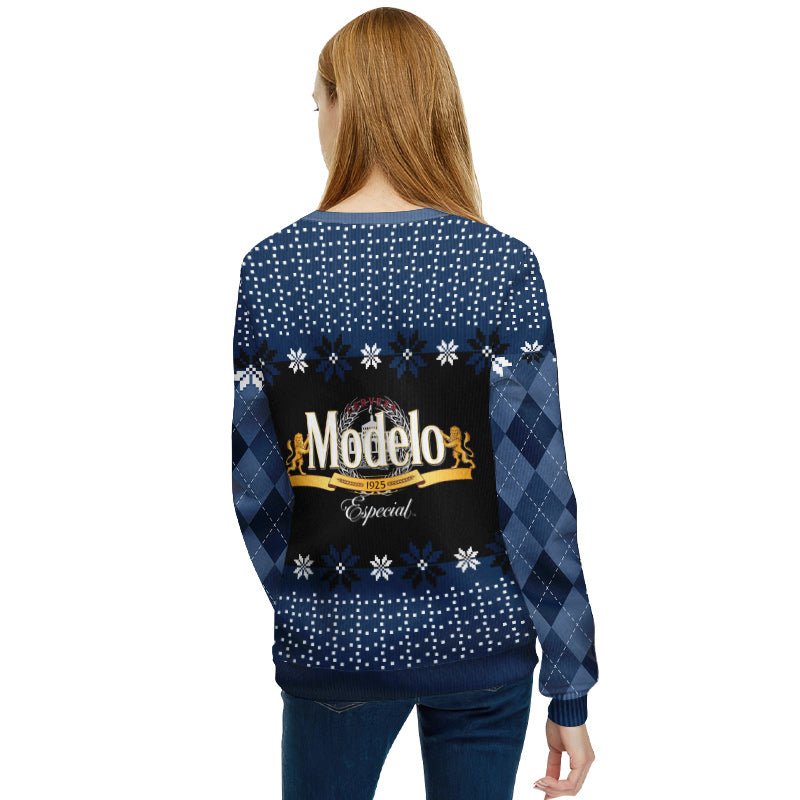 Modelo Christmas Gingerbread Ugly Sweater - Flexiquor.com