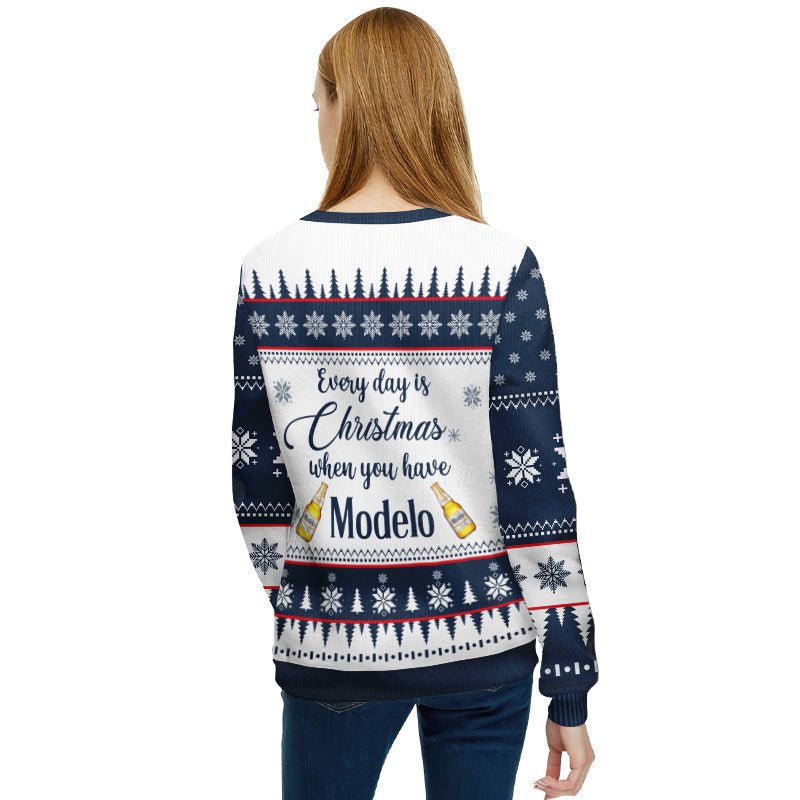 Modelo Christmas Tree Ugly Sweater - Flexiquor.com