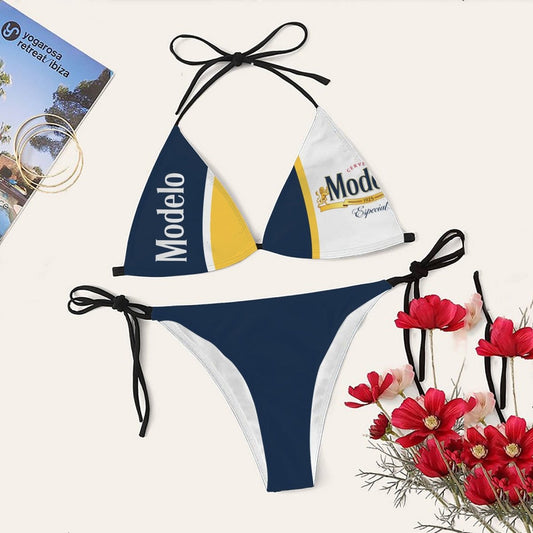 Modelo Colorblock Triangle Bikini - Flexiquor.com