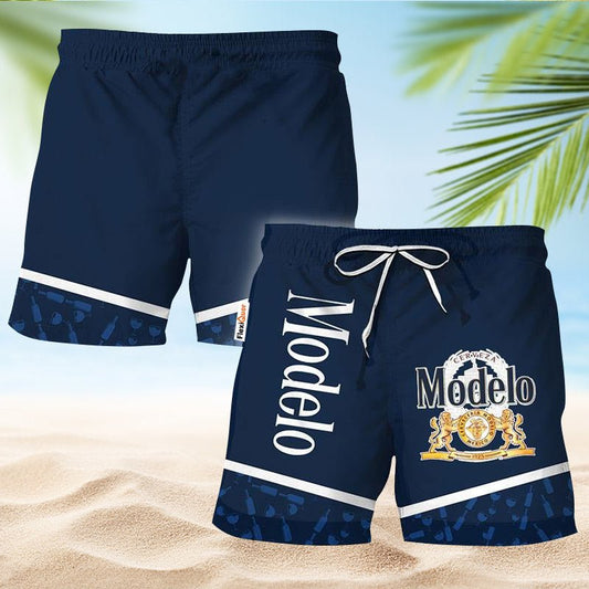Modelo Glass Bottle Dot Swim Trunks - Flexiquor.com