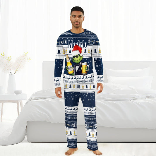 Modelo Grinch Christmas Family Pajamas Set - Flexiquor.com