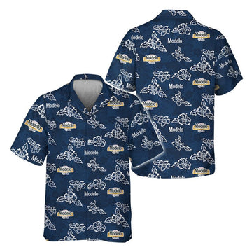 Modelo Hibiscus Flower Hawaiian Shirt - Flexiquor.com