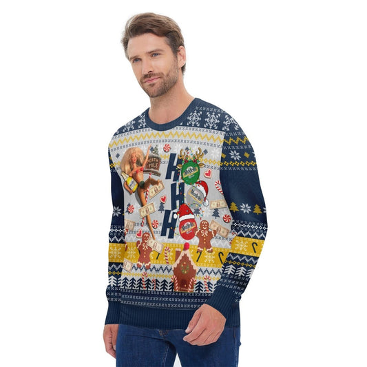 Modelo HoHoHo Christmas Ugly Sweater - Flexiquor.com