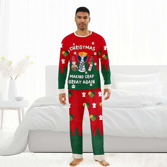 Modelo Making Christmas Great Again Family Pajamas Set - Flexiquor.com