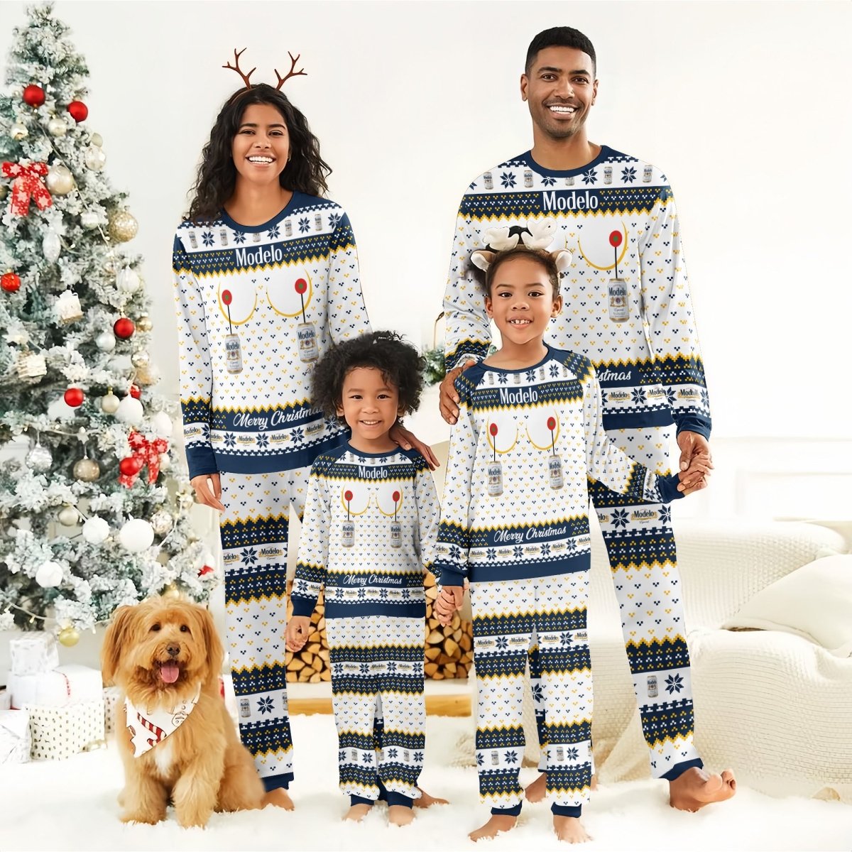 Modelo Merry Chistmas Family Pajamas Set - Flexiquor.com