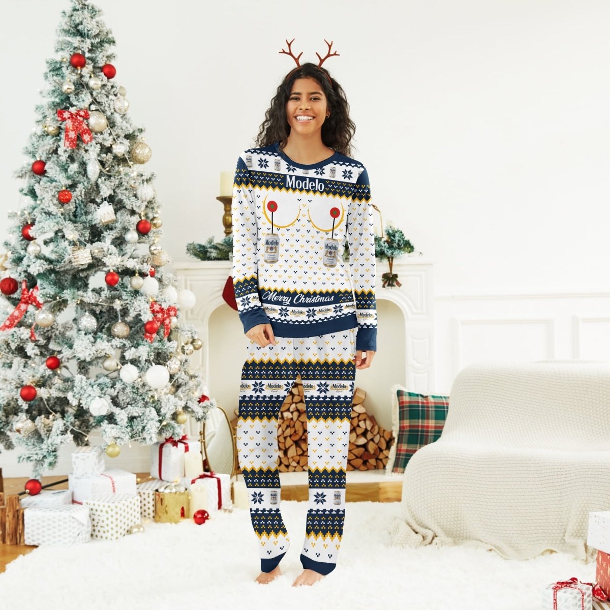 Modelo Merry Chistmas Family Pajamas Set - Flexiquor.com