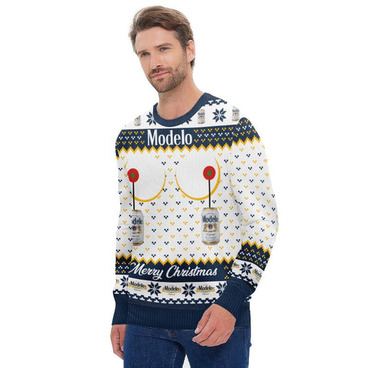 Modelo Merry Christmas Ugly Sweater - Flexiquor.com