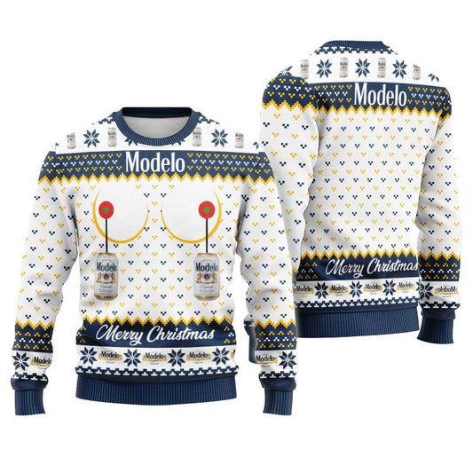 Modelo Merry Christmas Ugly Sweater - Flexiquor.com