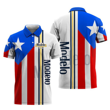 Modelo Puerto Rican Polo Shirt - Flexiquor.com