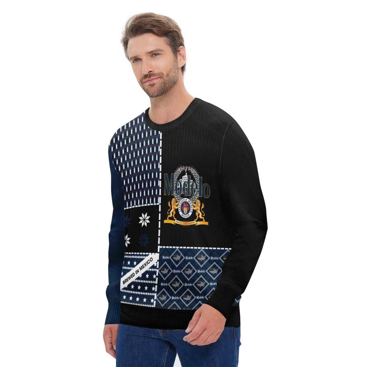 Modelo Retro Christmas Ugly Sweater - Flexiquor.com