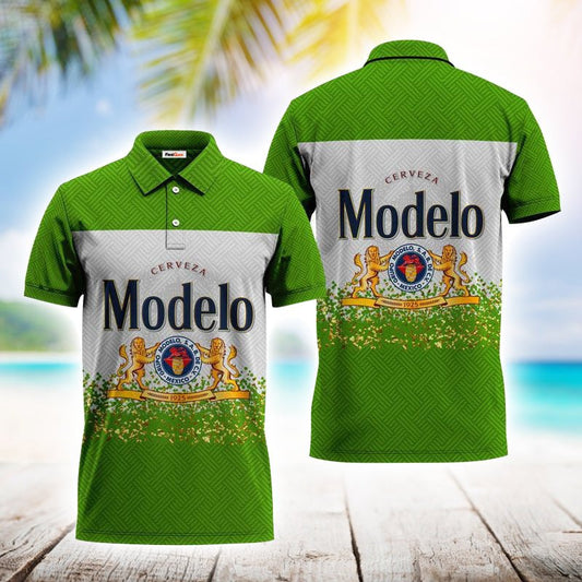 Modelo Series Green Polo Shirt - Flexiquor.com