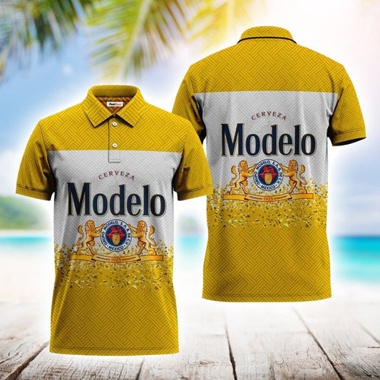 Modelo Series Yellow Polo Shirt - Flexiquor.com