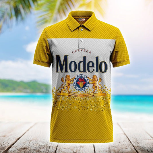 Modelo Series Yellow Polo Shirt - Flexiquor.com