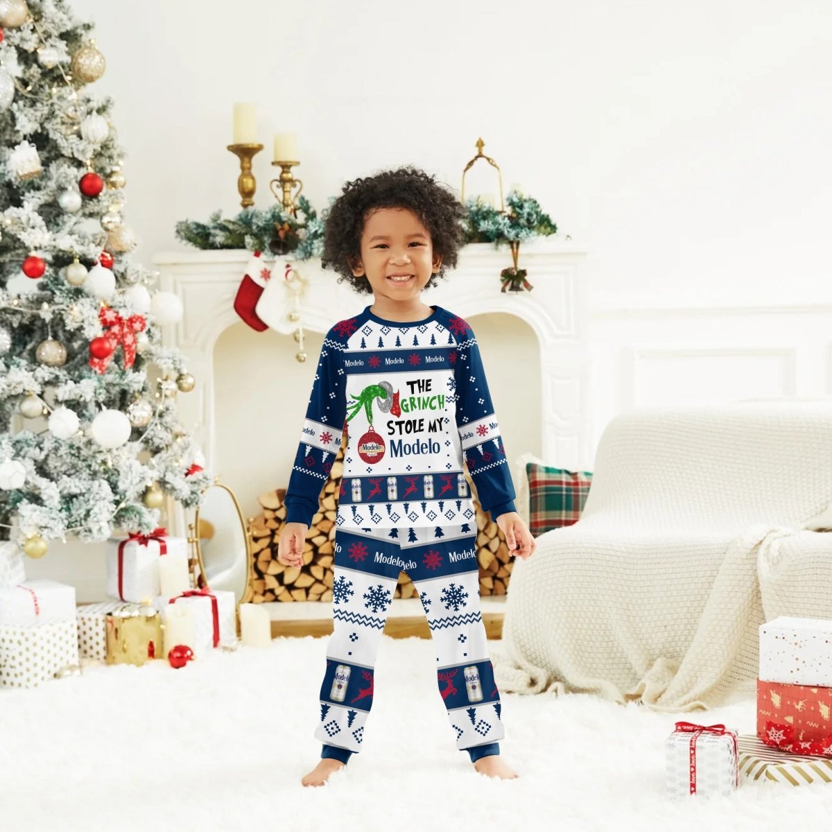 Modelo The Grinch Stole Family Pajamas Set - Flexiquor.com