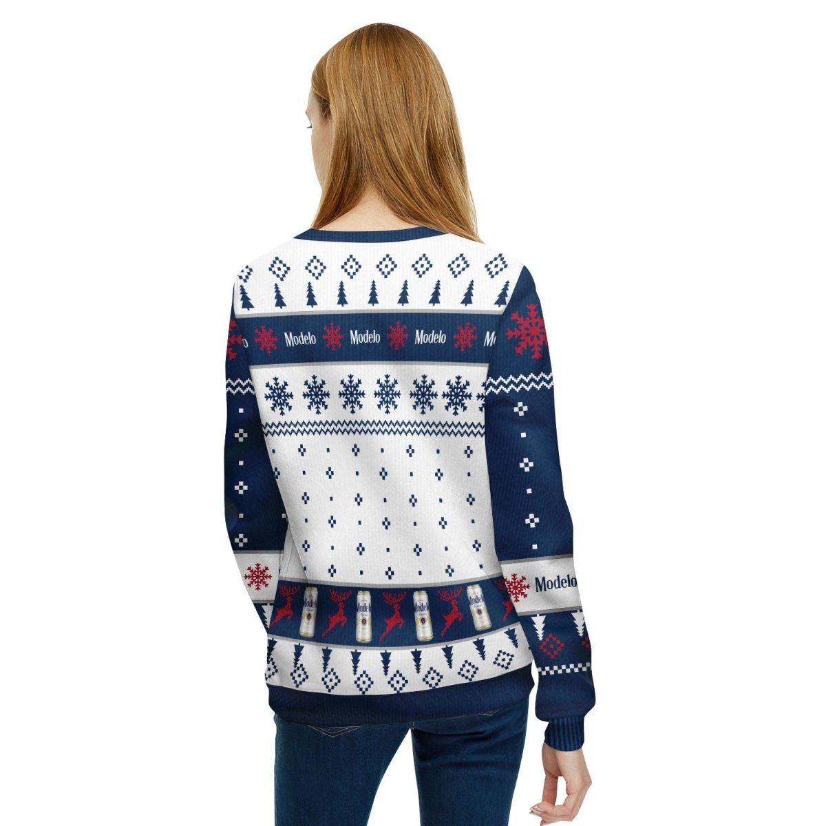 Modelo The Grinch Stole Ugly Sweater - Flexiquor.com