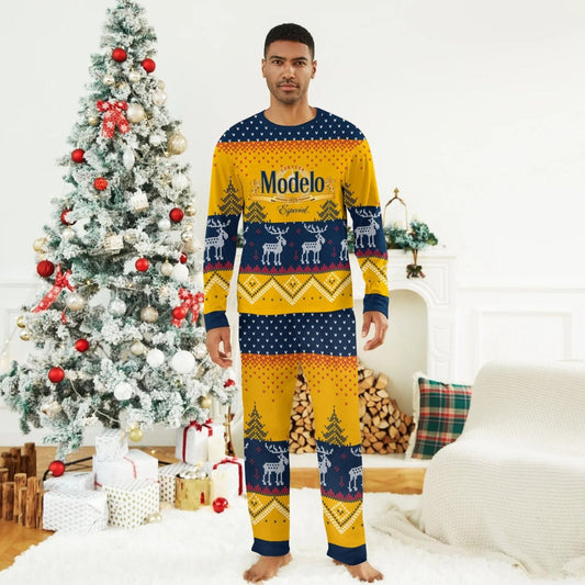 Modelo Winter Reindeer Family Pajamas Set - Flexiquor.com