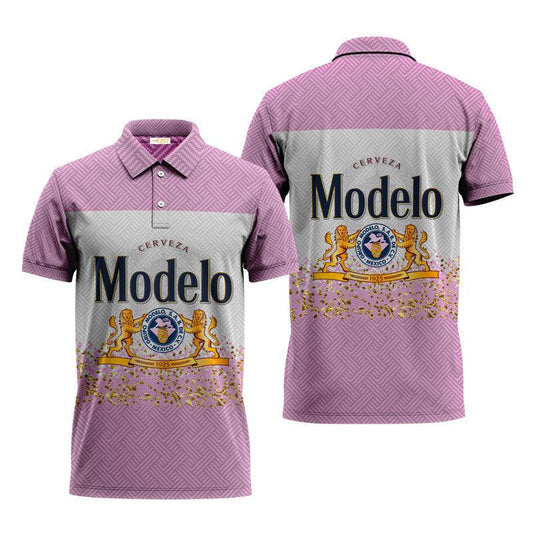 Modelo Series Pink Polo Shirt