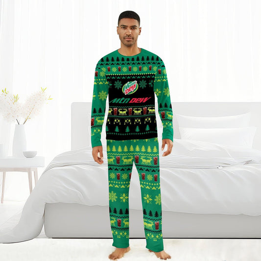 Mountain Dew Christmas Scenes Family Pajamas Set - Flexiquor.com