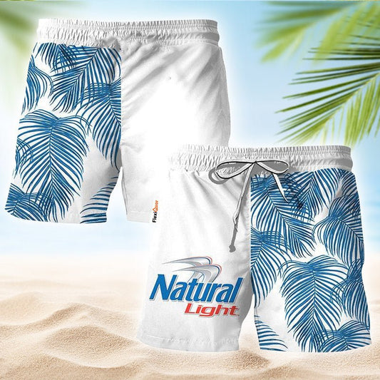 Natural Light Fern Swim Trunks - Flexiquor.com