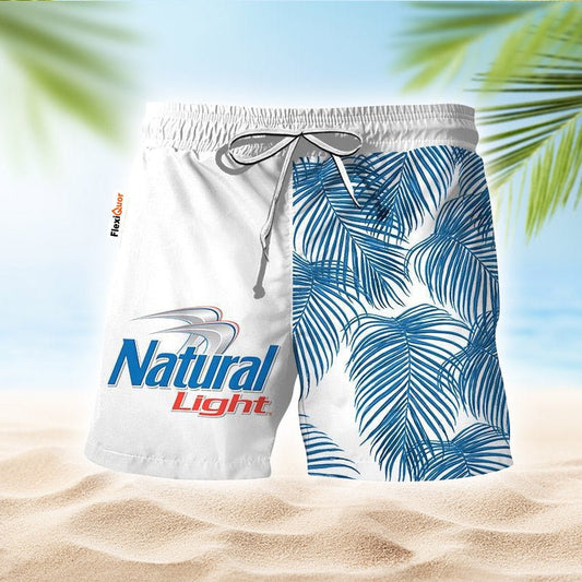 Natural Light Fern Swim Trunks - Flexiquor.com