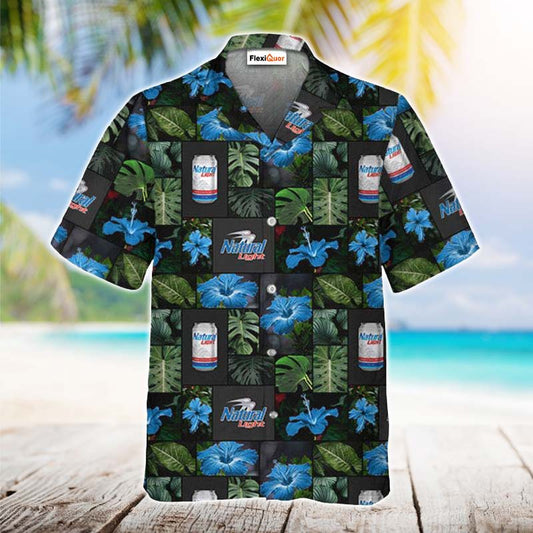 Natural Light Flower Hawaiian Shirt - Flexiquor.com