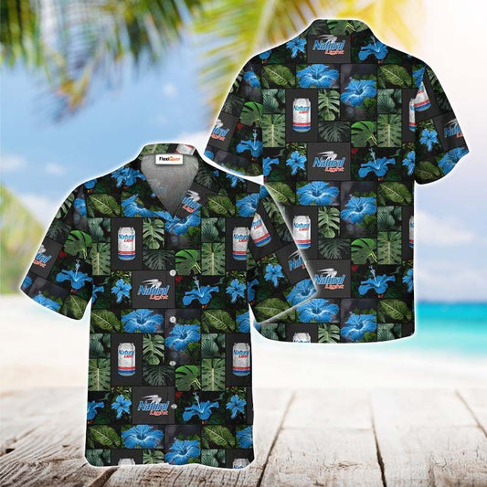 Natural Light Flower Hawaiian Shirt - Flexiquor.com