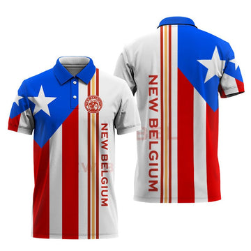 New Belgium Puerto Rican Polo Shirt - Flexiquor.com