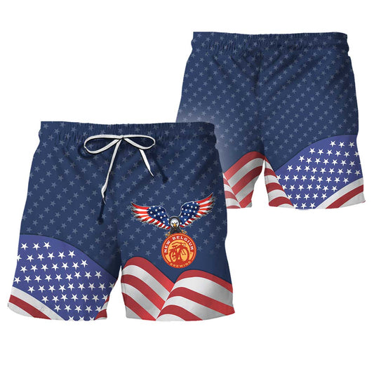 New Glarus American Eagle Swim Trunks - Flexiquor.com