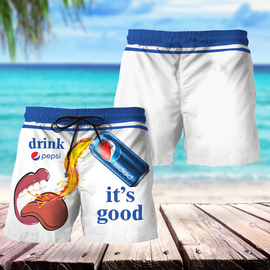 Drink Pepsi Swim Trunks - Flexiquor.com