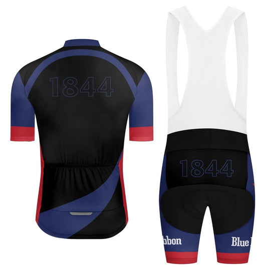 Pabst Blue Ribbon 1844 Men's Cycling Jersey Set - Flexiquor.com