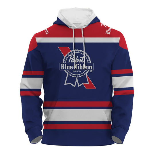 Pabst Blue Ribbon Basic Hoodie & Zip Hoodie - Flexiquor.com