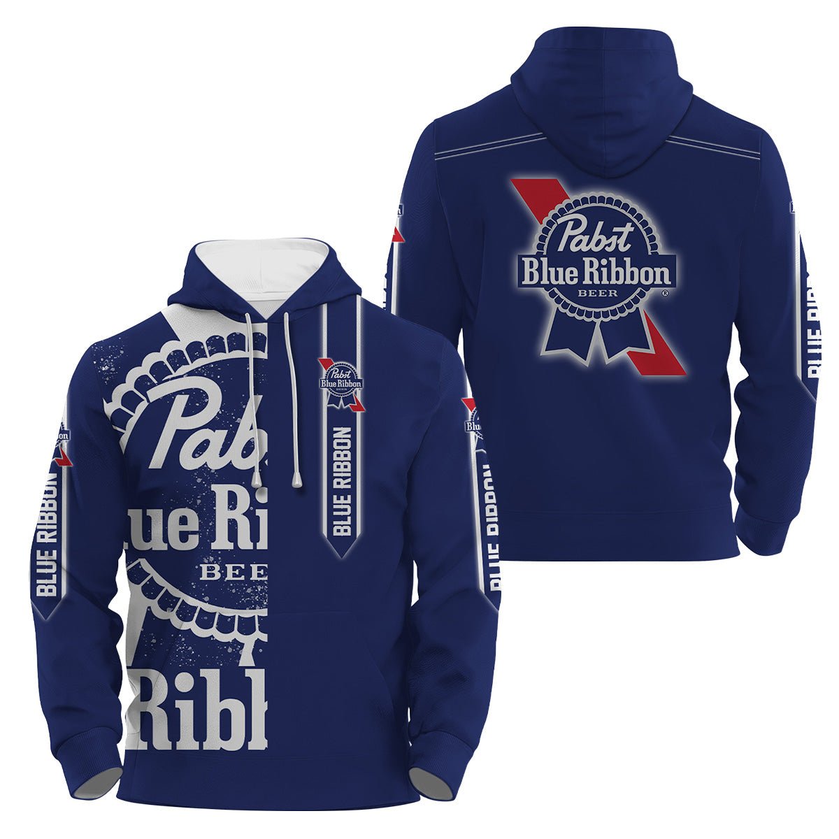 Pabst Blue Ribbon Classic Heritage Hoodie & Zip Hoodie - Flexiquor.com
