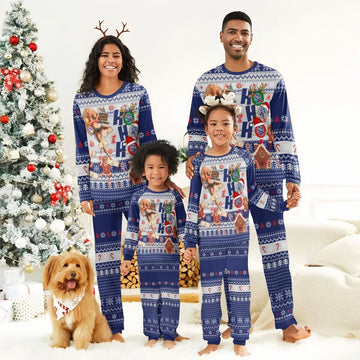 Pabst Blue Ribbon HoHoHo Family Pajamas Set - Flexiquor.com