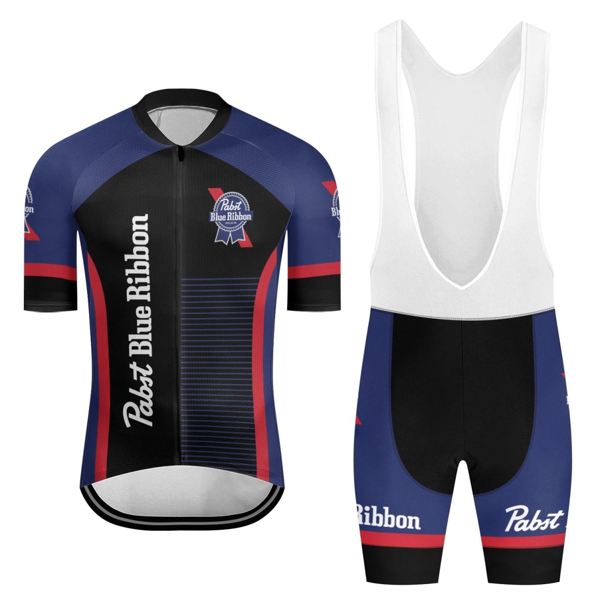 Pabst Blue Ribbon Made To Chill Men's Cycling Jersey Set - Flexiquor.com